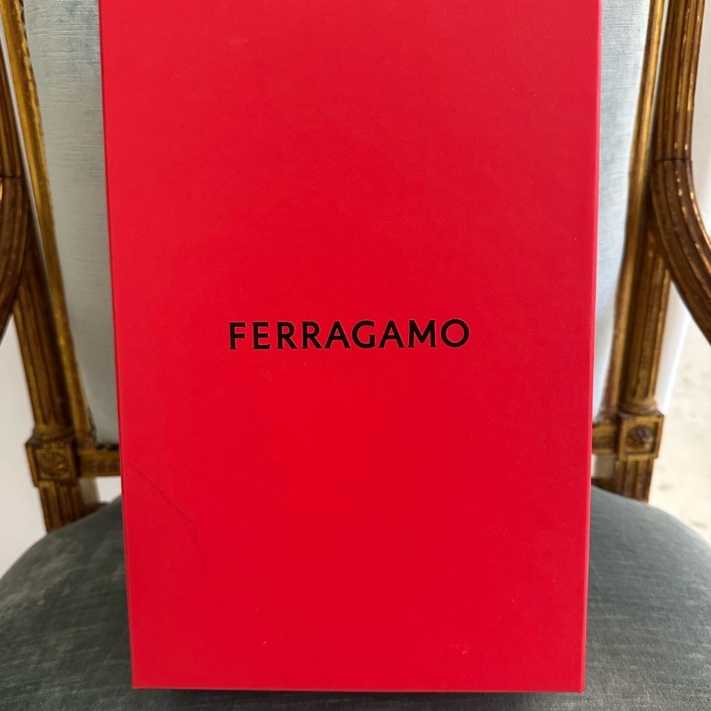 Authentic Ferragamo Red Box
